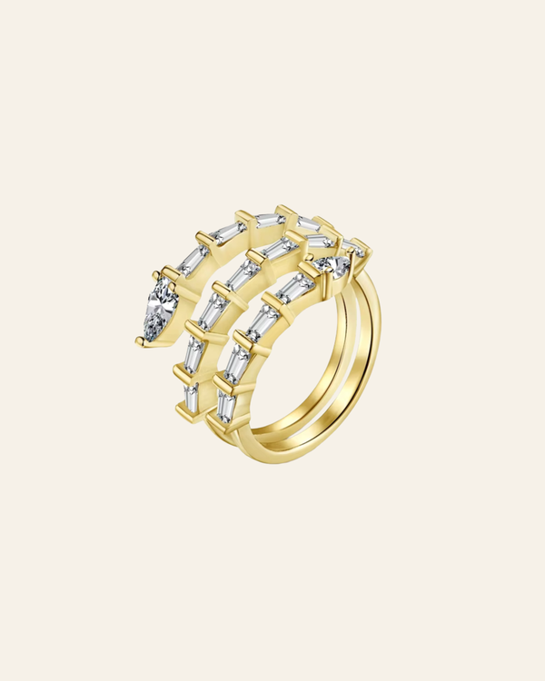 Snake Diamond Ring